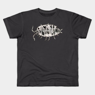 Porcellio laevis "Dairy Cow" Isopod Kids T-Shirt